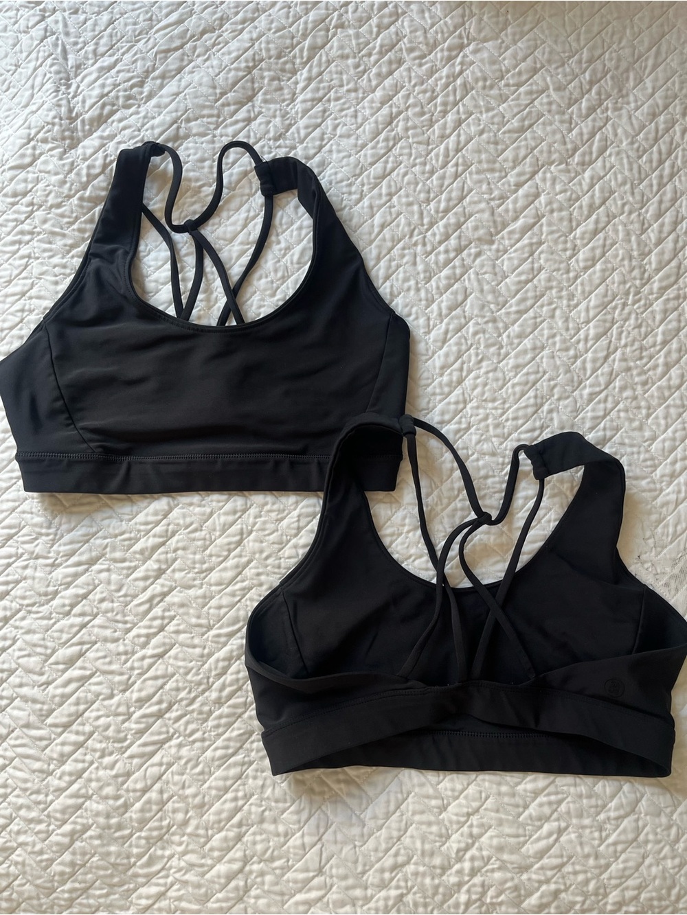 Sage Collective Black Strappy Sports Bra